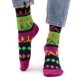 3x Chaussettes en Bambou Hop Hare (36-40) - Poses de yoga