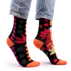 3x Chaussettes Bambou Hop Hare (36-40) - Bouddha Rose & Lotus