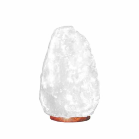 Lampe de sel blanc de l\'Himalaya - env. 2-3kg