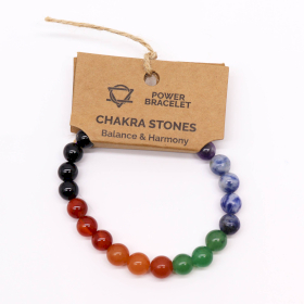 4x Bracelet de puissance - Pierres des chakras