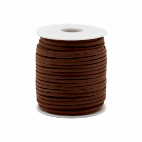 Cordon pendentif en rouleau en vrac - 2,5 mm x 45 m - Marron foncé A010