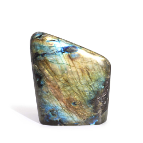 Grandes pierres de labradorite de Madagascar (environ 635-750 g, 80-110 mm)