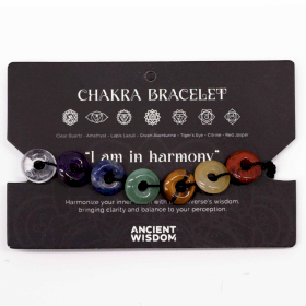 3x Bracelets de Chakra - Mini Donuts