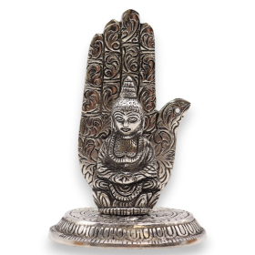 2x Porte-encens main Bouddha 13x9cm