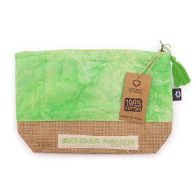 4x Pochette de bien-être - Mère Nature Verte - Lavage à la pierre