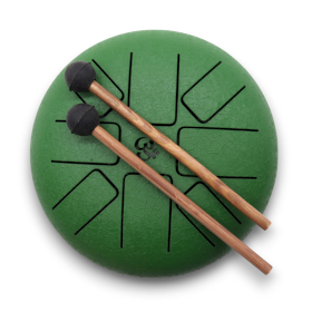 Tambour Hapi OM Vert - 16 cm