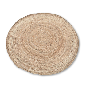 Grand tapis rond en jute doux - 150cm