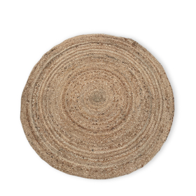 Tapis rond en jute doux - 90cm