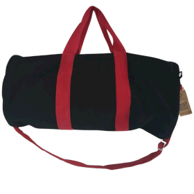 Sac de sport - Noir - Lanière rose cerise