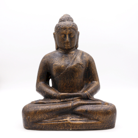 Bouddha Classique Moyen en Or Antique - 0,5m